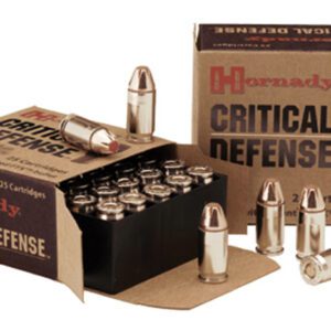 Hornady Critical Defense 357 Magnum Ammo 125 Grain Hornady FTX Polymer Tip Box of 25
