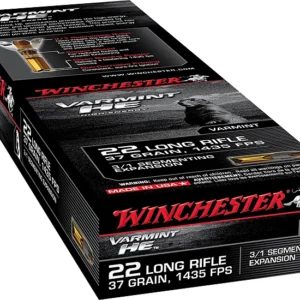 opplanet winchester varmint he 22 long rifle 37 grain 3 1 fragmenting hollow point rimfire ammo 50 rounds s22lrfsp main