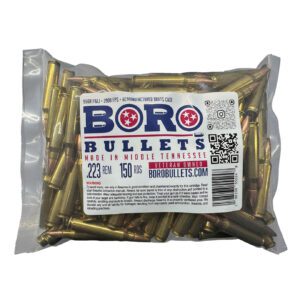 Boro Bullets .223 Remington 55 Grain 150 Round Bag