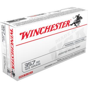 Winchester USA 357 SIG 125gr JHP 50 Rounds 020892213197