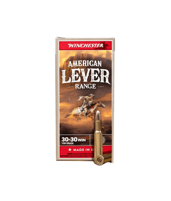 Winchester Ammo W3030AL American Lever Range 30 30Win 150gr JHP Winchester Ammo W3030AL American Lever Range 30 30Win 150gr JHP