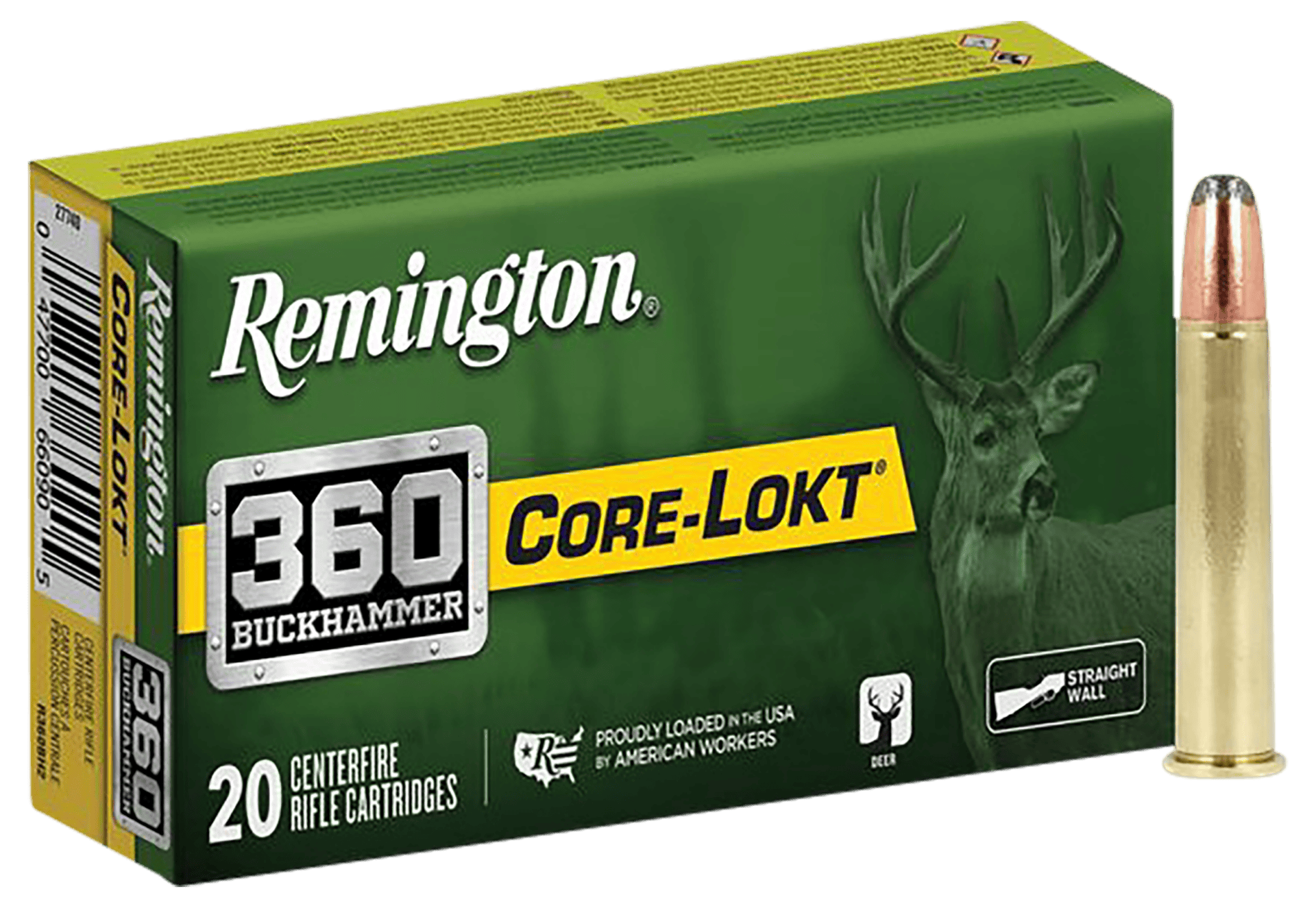 Remington Ammunition R27742 Core Lokt 360Buckhammer