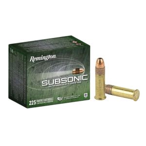 Remington Subsonic .22 LR 40 gr. HP 1050 fps 225 ct