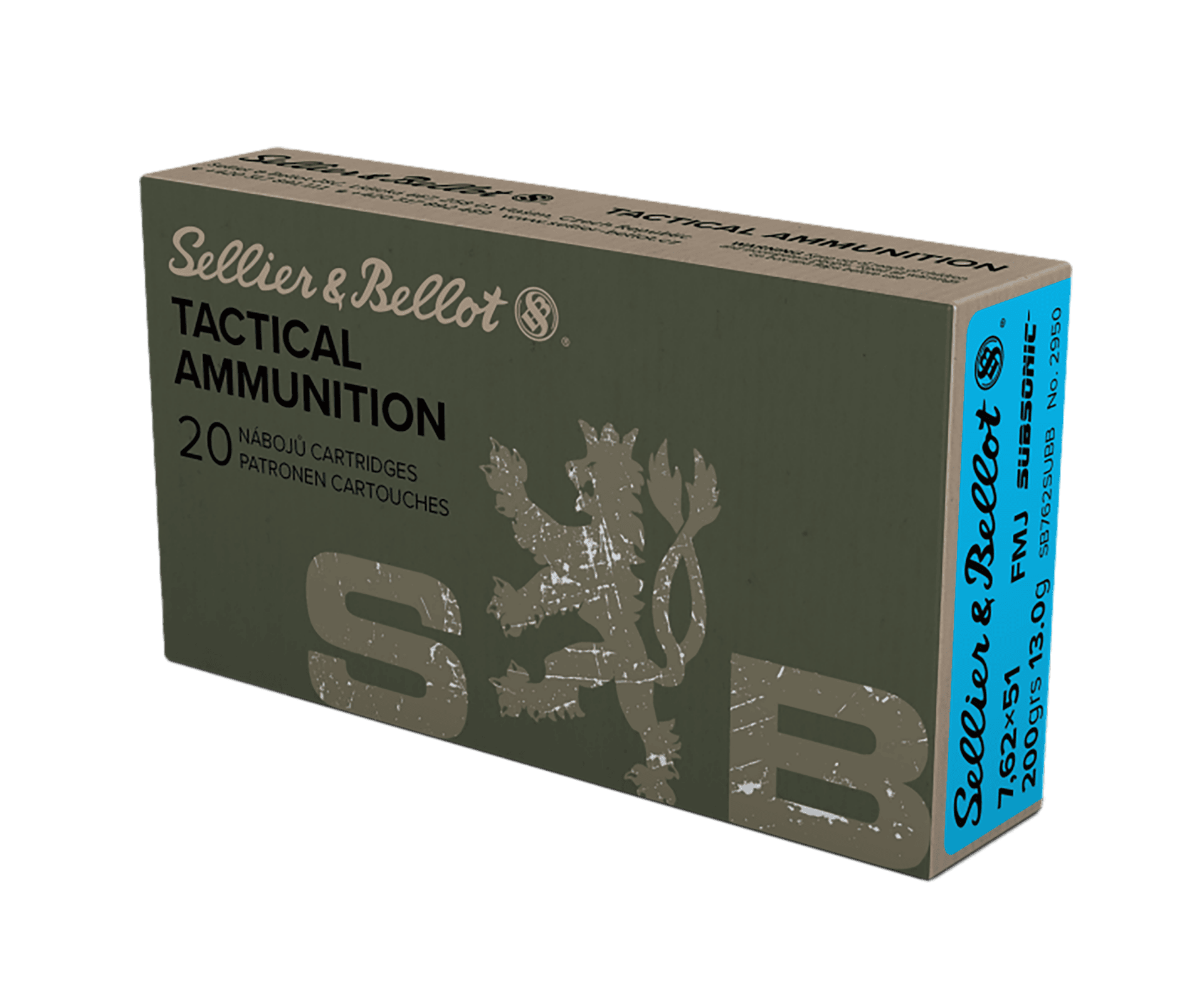 Sellier Bellot SB762SUBB Rifle 308Win